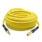 Interstate Pneumatics 3/8in 100 ft Yellow Hybrid Polymer Hose With 1/4in Brass Industrial 6-Ball Coupler & Steel Plug HH16-100H44BS - alternate 1